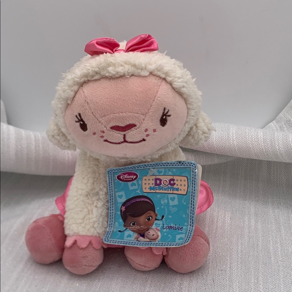 Disney Store Doc Mcstuffins Lambie Plush Doll AND Book NWT - Picture 2 of 16